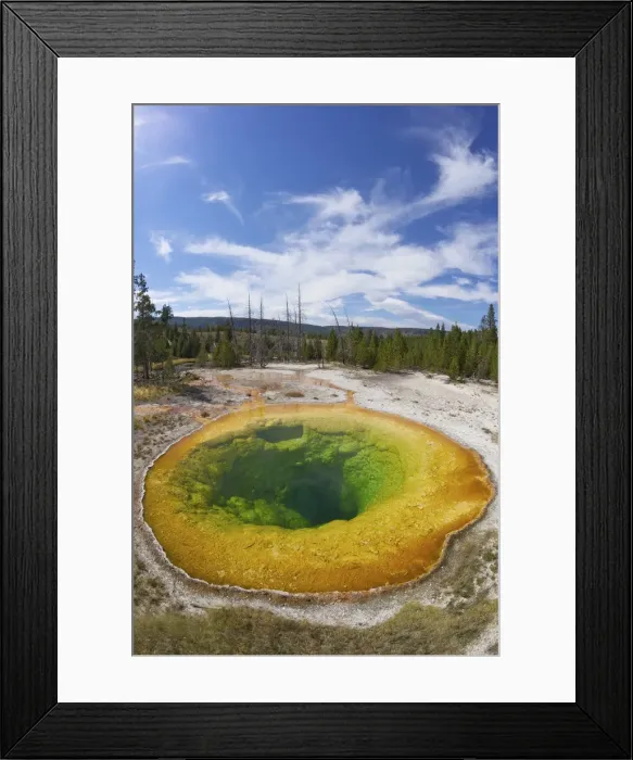 Framed Print : Morning Glory Pool, Upper Geyser Basin, Yellowstone National Park, UNESCO World Heritage Site, Wyoming, United States of America, North America Framed Print : Morning Glory Pool, Upper Geyser Basin, Yellowstone National Park, UNESCO World Heritage Site, Wyoming, United States of America, North America
