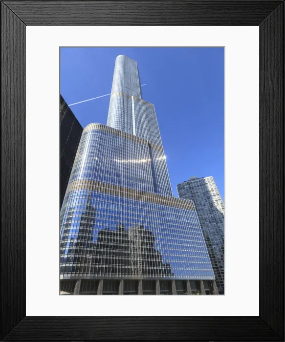 Framed Print : Trump Tower, Chicagos second tallest building, Chicago, Illinois, United States of America, North America Framed Print : Trump Tower, Chicagos second tallest building, Chicago, Illinois, United States of America, North America