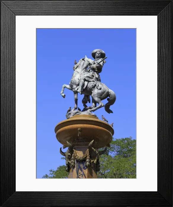 Framed Print : Pioneer Monument, Denver, Colorado, United States of America, North America Framed Print : Pioneer Monument, Denver, Colorado, United States of America, North America