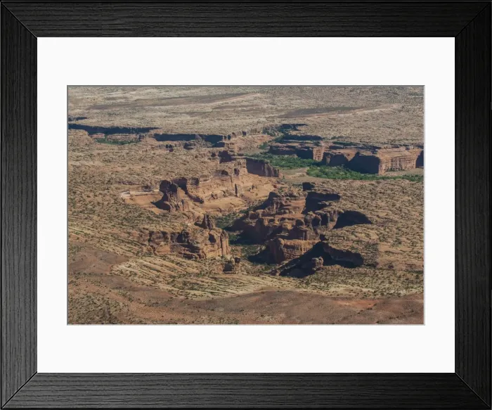 Framed Print : Aerial view, Canyonlands National Park, Utah, United States of America, North America Framed Print : Aerial view, Canyonlands National Park, Utah, United States of America, North America