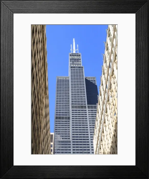 Framed Print : Willis Tower, formerly the Sears Tower, completed in 1973, at the time it was the tallest building in the world, Chicago, Illinois, United States of America, North America Framed Print : Willis Tower, formerly the Sears Tower, completed in 1973, at the time it was the tallest building in the world, Chicago, Illinois, United States of America, North America