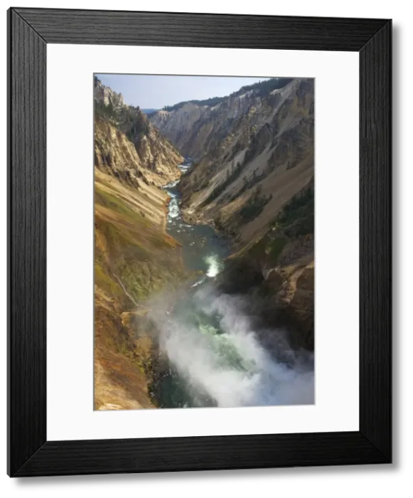 Framed Print : Brink of Lower Falls of Yellowstone River, Grand Canyon of the Yellowstone, Yellowstone National Park, UNESCO World Heritage Site, Wyoming, United States of America, North America Framed Print : Brink of Lower Falls of Yellowstone River, Grand Canyon of the Yellowstone, Yellowstone National Park, UNESCO World Heritage Site, Wyoming, United States of America, North America