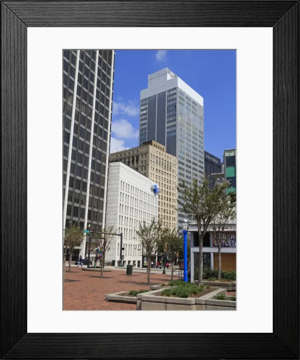 Framed Print : Skyscrapers on Peachtree Street, Atlanta, Georgia, United States of America, North America Framed Print : Skyscrapers on Peachtree Street, Atlanta, Georgia, United States of America, North America