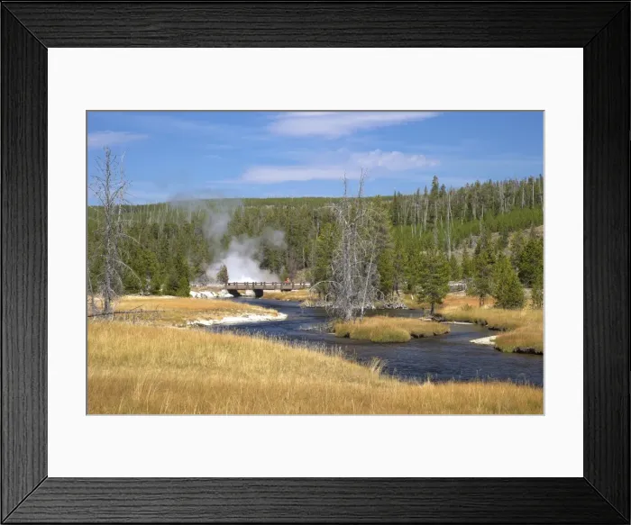 Framed Print : Oblong Geyser, Upper Geyser Basin, Yellowstone National Park, UNESCO World Heritage Site, Wyoming, United States of America, North America Framed Print : Oblong Geyser, Upper Geyser Basin, Yellowstone National Park, UNESCO World Heritage Site, Wyoming, United States of America, North America