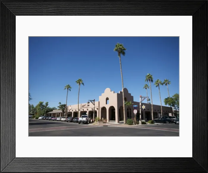 Framed Print : Old Scottsdale, Scottsdale, near Phoenix, Arizona, United States of America, North America Framed Print : Old Scottsdale, Scottsdale, near Phoenix, Arizona, United States of America, North America