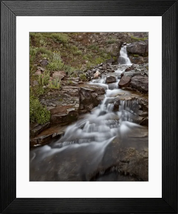 Framed Print : Cascades in Minnie Gulch, San Juan National Forest, Colorado, United States of America, North America Framed Print : Cascades in Minnie Gulch, San Juan National Forest, Colorado, United States of America, North America