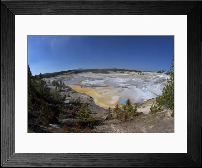 Framed Print : Porcelain Springs, Porcelain Basin, Norris Geyser Basin, Yellowstone National Park, UNESCO World Heritage Site, Wyoming, United States of America, North America Framed Print : Porcelain Springs, Porcelain Basin, Norris Geyser Basin, Yellowstone National Park, UNESCO World Heritage Site, Wyoming, United States of America, North America