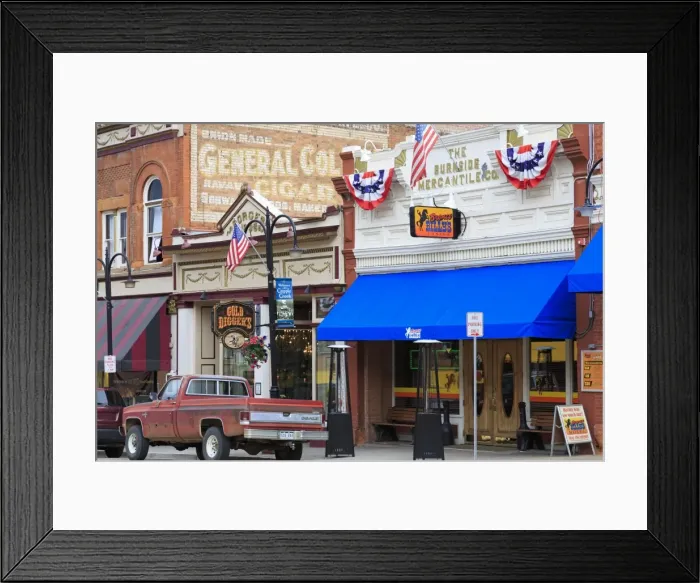 Framed Print : Casino in Cripple Creek, Colorado, United States of America, North America Framed Print : Casino in Cripple Creek, Colorado, United States of America, North America
