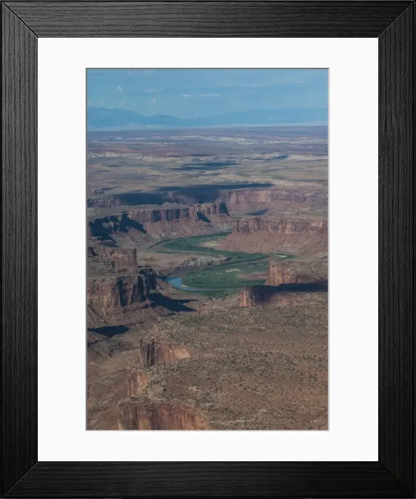 Framed Print : Aerial view, Canyonlands National Park, Utah, United States of America, North America Framed Print : Aerial view, Canyonlands National Park, Utah, United States of America, North America