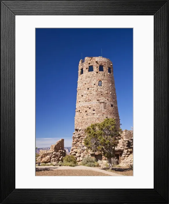 Framed Print : Desert View Watchtower, South Rim, Grand Canyon National Park, UNESCO World Heritage Site, Arizona, United States of America, North America Framed Print : Desert View Watchtower, South Rim, Grand Canyon National Park, UNESCO World Heritage Site, Arizona, United States of America, North America