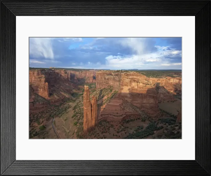 Framed Print : Spider Rock from Spider Rock Overlook, Canyon de Chelly National Monument, Arizona, United States of America, North America Framed Print : Spider Rock from Spider Rock Overlook, Canyon de Chelly National Monument, Arizona, United States of America, North America