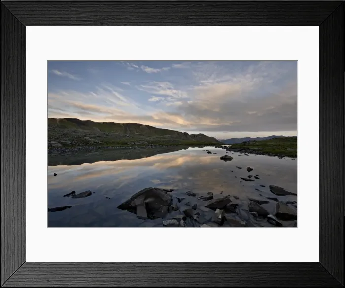 Framed Print : Alpine tarn at dawn, San Juan National Forest, Colorado, United States of America, North America Framed Print : Alpine tarn at dawn, San Juan National Forest, Colorado, United States of America, North America