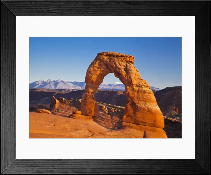 Framed Print : Delicate Arch, Arches National Park, near Moab, Utah, United States of America, North America Framed Print : Delicate Arch, Arches National Park, near Moab, Utah, United States of America, North America