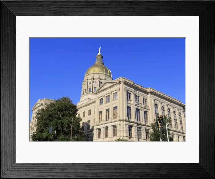 Framed Print : Georgia State Capitol, Atlanta, Georgia, United States of America, North America Framed Print : Georgia State Capitol, Atlanta, Georgia, United States of America, North America