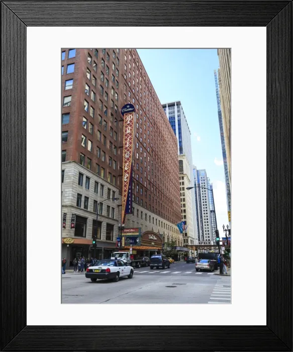Framed Print : Theatre District, The Loop, Chicago, Illinois, United States of America, North America Framed Print : Theatre District, The Loop, Chicago, Illinois, United States of America, North America