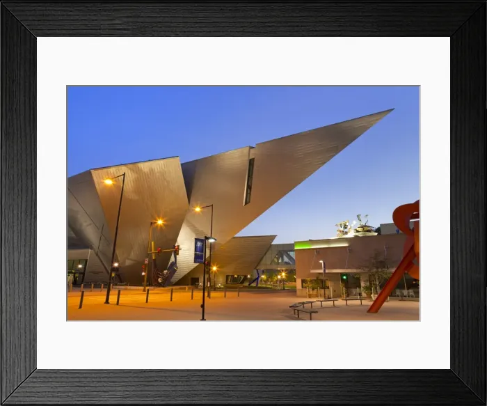 Framed Print : Denver Art Museum, Denver, Colorado, United States of America, North America Framed Print : Denver Art Museum, Denver, Colorado, United States of America, North America