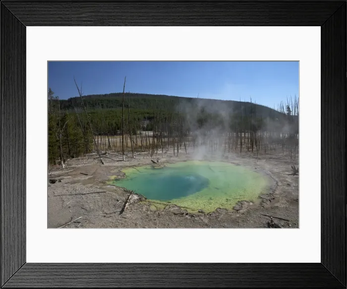 Framed Print : Cistern Spring, Norris Geyser Basin, Yellowstone National Park, UNESCO World Heritage Site, Wyoming, United States of America, North America Framed Print : Cistern Spring, Norris Geyser Basin, Yellowstone National Park, UNESCO World Heritage Site, Wyoming, United States of America, North America