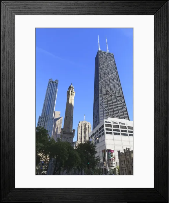 Framed Print : Chicago Water Works and Pumping Station, North Michigan Avenue, Chicago, Illinois, United States of America, North America Framed Print : Chicago Water Works and Pumping Station, North Michigan Avenue, Chicago, Illinois, United States of America, North America