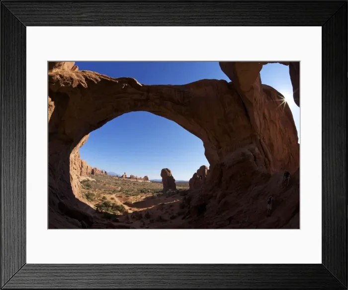 Framed Print : Double Arch, Arches National Park, Moab, Utah, United States of America, North America Framed Print : Double Arch, Arches National Park, Moab, Utah, United States of America, North America