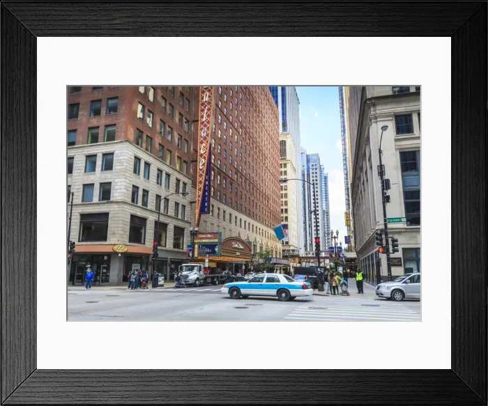 Framed Print : Theatre District, The Loop, Chicago, Illinois, United States of America, North America Framed Print : Theatre District, The Loop, Chicago, Illinois, United States of America, North America