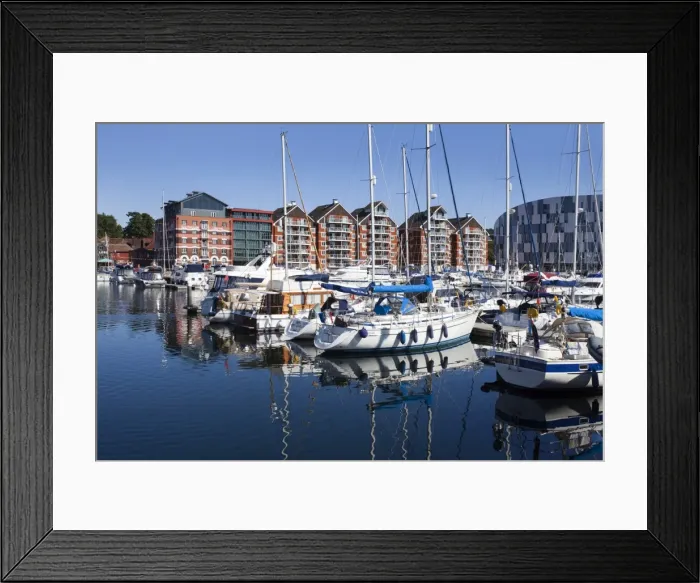 Framed Print : Yachts moored at Ipswich Marina, Ipswich, Suffolk, England, United Kingdom, Europe Framed Print : Yachts moored at Ipswich Marina, Ipswich, Suffolk, England, United Kingdom, Europe