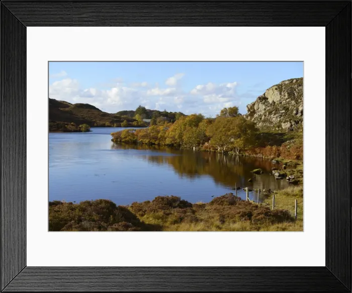 Framed Print : Autumn landscape, Sutherland, Highlands, Scotland, United Kingdom, Europe Framed Print : Autumn landscape, Sutherland, Highlands, Scotland, United Kingdom, Europe
