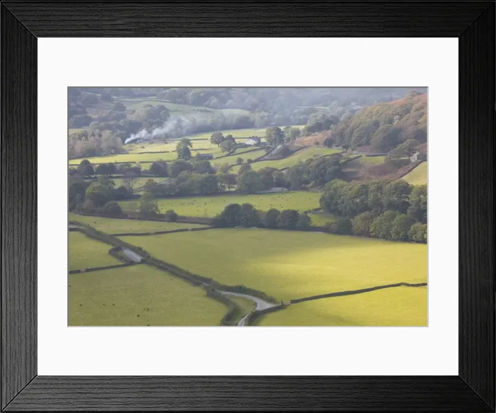 Framed Print : Looking over the patchwork fields of Eskdale in the Lake District National Park, Cumbria, England, United Kingdom, Europe Framed Print : Looking over the patchwork fields of Eskdale in the Lake District National Park, Cumbria, England, United Kingdom, Europe