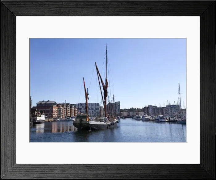 Framed Print : Sailing ship leaving the Quayside at Ipswich Marina, Ipswich, Suffolk, England, United Kingdom, Europe Framed Print : Sailing ship leaving the Quayside at Ipswich Marina, Ipswich, Suffolk, England, United Kingdom, Europe