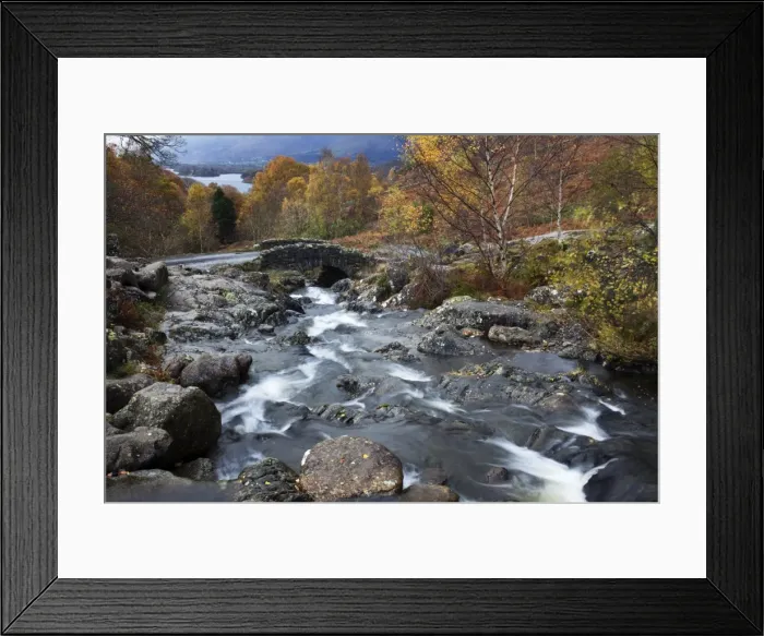 Framed Print : Ashness Bridge in autumn near Keswick, Lake District National Park, Cumbria, England, United Kingdom, Europe Framed Print : Ashness Bridge in autumn near Keswick, Lake District National Park, Cumbria, England, United Kingdom, Europe