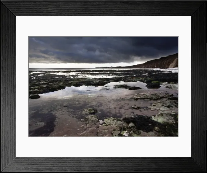 Framed Print : Dramatic sky over Bridligton from Sewerby Rocks, East Riding of Yorkshire, England, United Kingdom, Europe Framed Print : Dramatic sky over Bridligton from Sewerby Rocks, East Riding of Yorkshire, England, United Kingdom, Europe