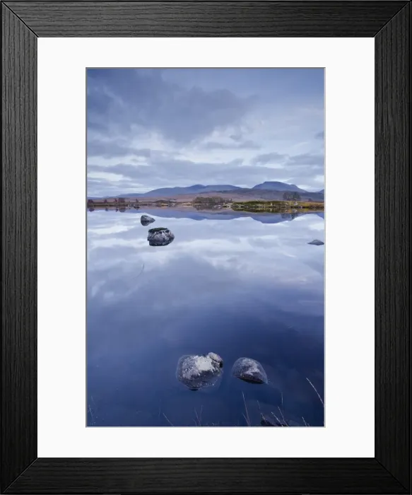 Framed Print : Loch Ba on Rannoch Moor at dusk, a Site of Special Scientific Interest, Perth and Kinross, Highlands, Scotland, United Kingdom, Europe Framed Print : Loch Ba on Rannoch Moor at dusk, a Site of Special Scientific Interest, Perth and Kinross, Highlands, Scotland, United Kingdom, Europe