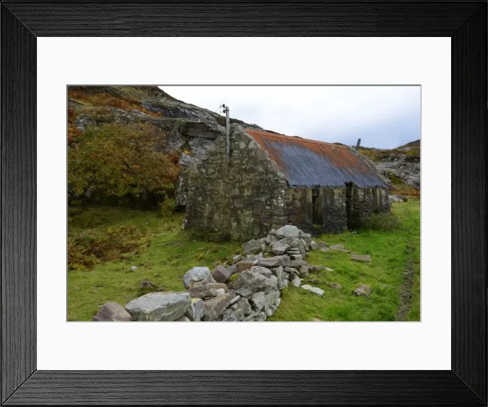 Framed Print : Ruined croft, Ardmair, Ullapool, Highlands, Scotland, United Kingdom, Europe Framed Print : Ruined croft, Ardmair, Ullapool, Highlands, Scotland, United Kingdom, Europe