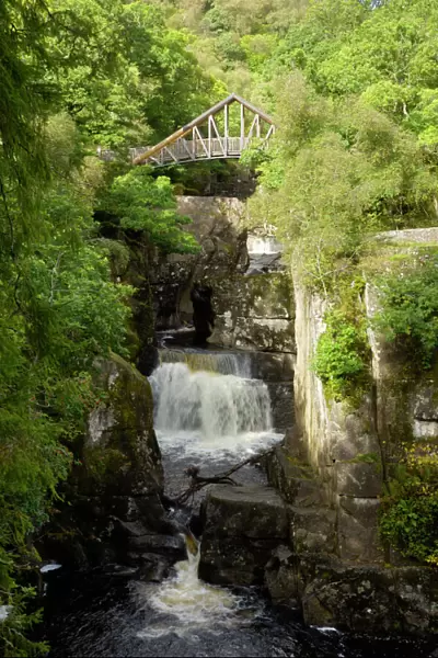 Bracklinn Falls, Callander, Loch Lomond and Trossachs National Park, Stirling, Scotland, United Kingdom, Europe