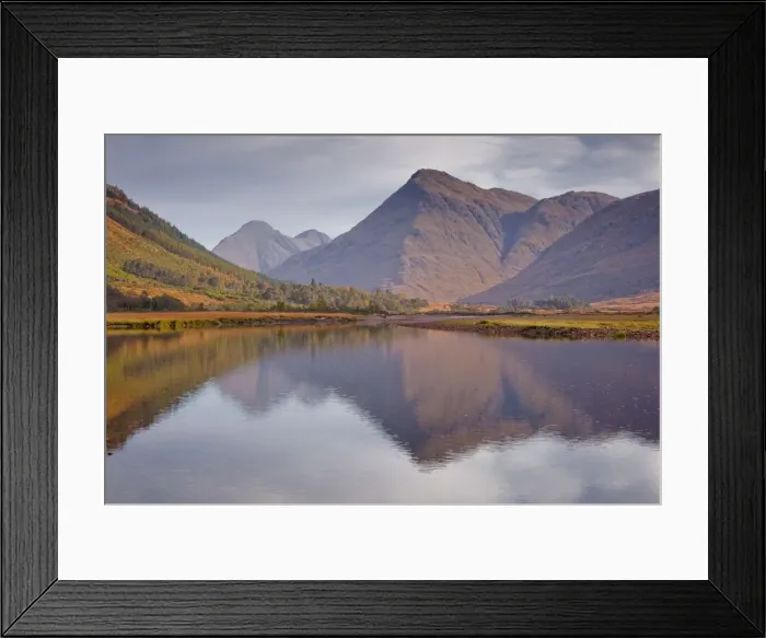 Framed Print : The waters of Loch Etive reflecting the surrounding mountains, Argyll and Bute, Scotland, United Kingdom, Europe Framed Print : The waters of Loch Etive reflecting the surrounding mountains, Argyll and Bute, Scotland, United Kingdom, Europe