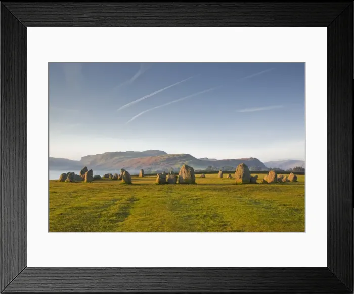 Framed Print : Castlerigg stone circle at dawn in the Lake District National Park, Cumbria, England, United Kingdom, Europe Framed Print : Castlerigg stone circle at dawn in the Lake District National Park, Cumbria, England, United Kingdom, Europe