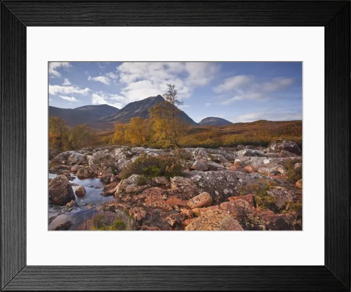 Framed Print : Stob a Ghlais Choire with the river Etive flowing past it, an area on the corner of Glen Coe and Glen Etive, Scotland, United Kingdom, Europe Framed Print : Stob a Ghlais Choire with the river Etive flowing past it, an area on the corner of Glen Coe and Glen Etive, Scotland, United Kingdom, Europe