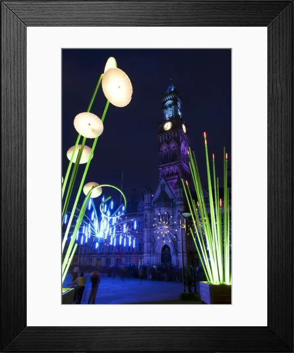 Framed Print : Bradford Garden of Light Display in Centenary Square, Bradford, West Yorkshire, Yorkshire, England, United Kingdom, Europe Framed Print : Bradford Garden of Light Display in Centenary Square, Bradford, West Yorkshire, Yorkshire, England, United Kingdom, Europe