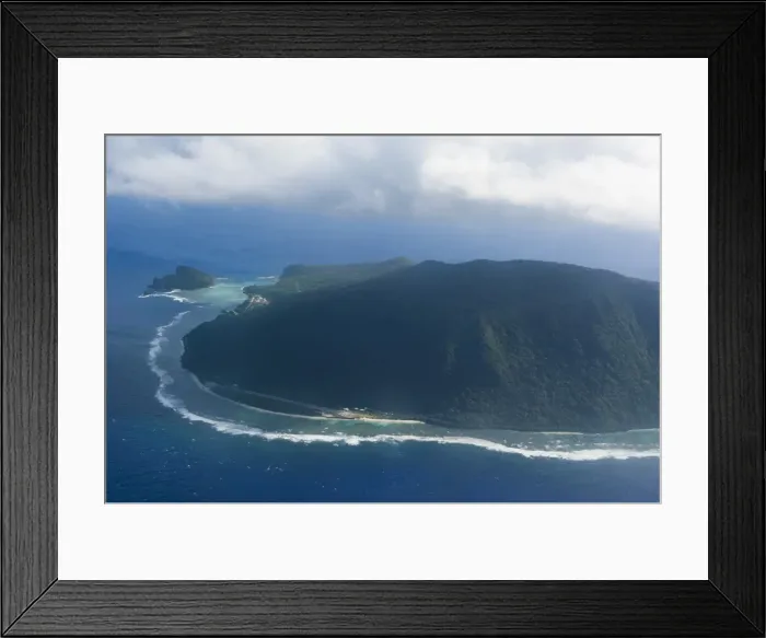 Framed Print : Aerial of Ofu Island, Manua Island group, American Samoa, South Pacific, Pacific Framed Print : Aerial of Ofu Island, Manua Island group, American Samoa, South Pacific, Pacific