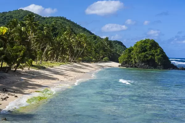 Two Dollar Beach on Tutuila Island, American Samoa, South Pacific, Pacific