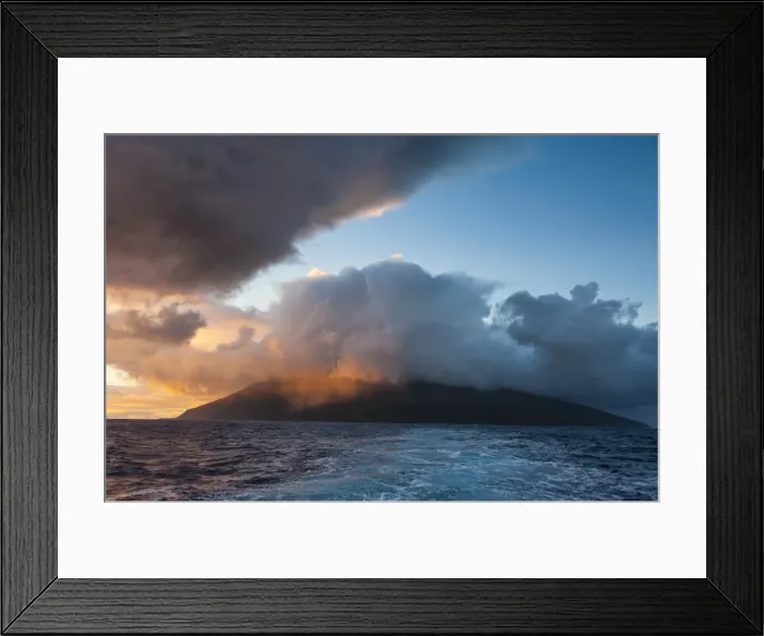 Framed Print : Sunrise over Tau Island, Manua Island group, American Samoa, South Pacific, Pacific Framed Print : Sunrise over Tau Island, Manua Island group, American Samoa, South Pacific, Pacific