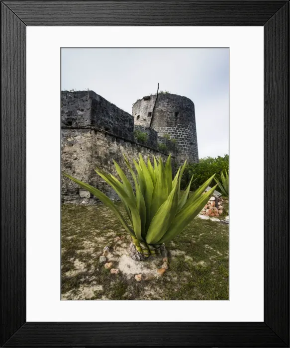 Framed Print : Old British watch tower in Barbuda, Antigua and Barbuda, West Indies, Caribbean, Central America Framed Print : Old British watch tower in Barbuda, Antigua and Barbuda, West Indies, Caribbean, Central America