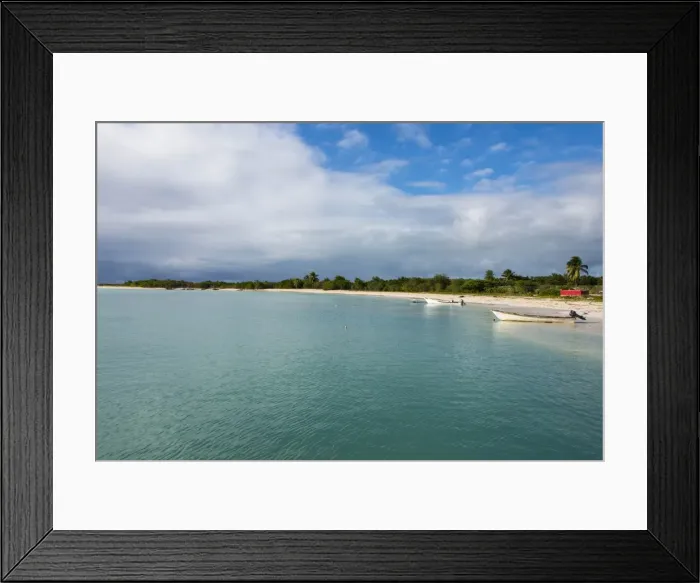 Framed Print : White sand in the Gravenor bay in Barbuda, Antigua and Barbuda, West Indies, Caribbean, Central America Framed Print : White sand in the Gravenor bay in Barbuda, Antigua and Barbuda, West Indies, Caribbean, Central America