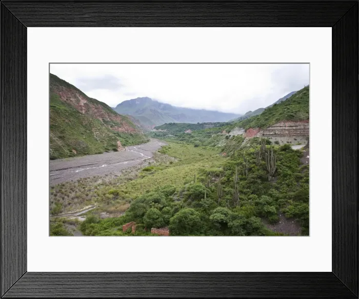 Framed Print : Landscape from the Valles Calchaquies on the road between Cachi and Salta, Salta Province, Argentina, South America Framed Print : Landscape from the Valles Calchaquies on the road between Cachi and Salta, Salta Province, Argentina, South America
