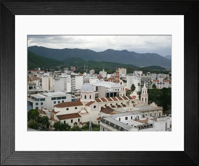 Framed Print : Skyline of Salta city, Argentina, South America Framed Print : Skyline of Salta city, Argentina, South America