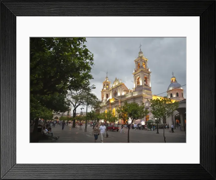 Framed Print : Iglesia Catedral, the main cathedral on 9 Julio Square, Salta City, Argentina, South America Framed Print : Iglesia Catedral, the main cathedral on 9 Julio Square, Salta City, Argentina, South America