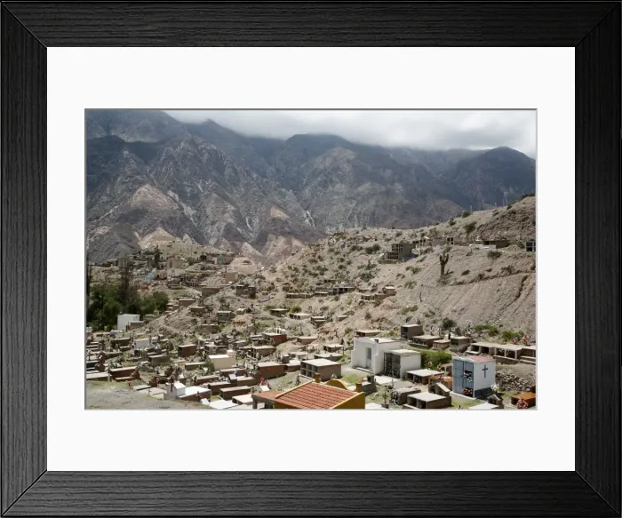 Framed Print : Cemetery of Maimara, Jujuy Province, Argentina, South America Framed Print : Cemetery of Maimara, Jujuy Province, Argentina, South America
