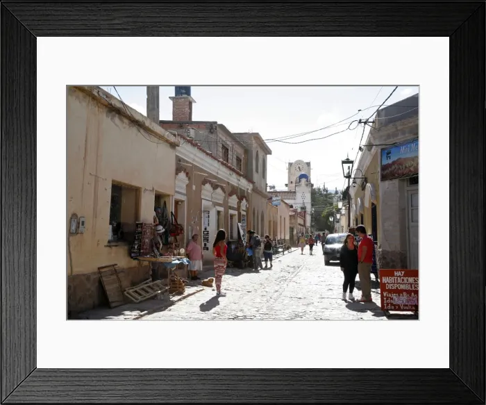 Framed Print : Street scene in Humahuaca, Quebrada de Humahuaca, Jujuy Province, Argentina, South America Framed Print : Street scene in Humahuaca, Quebrada de Humahuaca, Jujuy Province, Argentina, South America