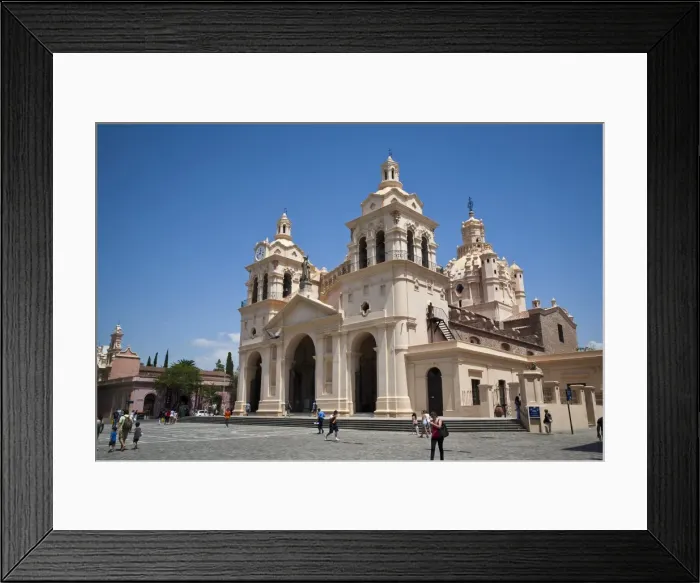 Framed Print : Iglesia Catedral at Plaza San Martin, Cordoba City, Cordoba Province, Argentina, South America, South America Framed Print : Iglesia Catedral at Plaza San Martin, Cordoba City, Cordoba Province, Argentina, South America, South America