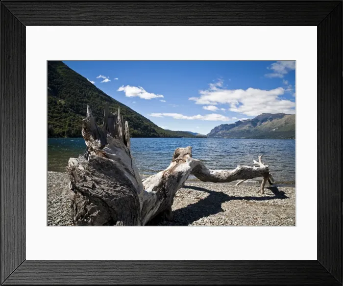 Framed Print : Guttierez Lake in Estancia Peuma Hue, Lake District, Patagonia, Argentina, South America