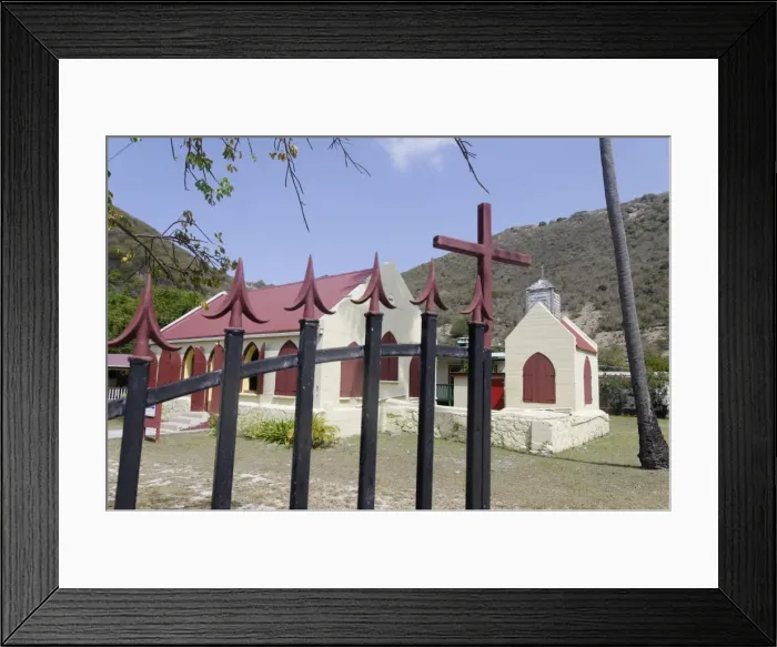 Framed Print : The temple, Great Harbour, Jost Van Dyke, smallest of the four main islands of the British Virgin Islands, West Indies, Caribbean, Central America Framed Print : The temple, Great Harbour, Jost Van Dyke, smallest of the four main islands of the British Virgin Islands, West Indies, Caribbean, Central America